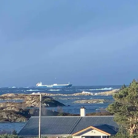 Atlantic Hytte Med Badstu Og Flott Utsikt Vakantiehuis Vevang