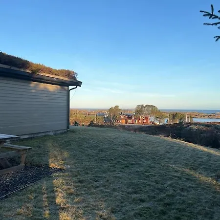 Atlantic Hytte Med Badstu Og Flott Utsikt Vevang